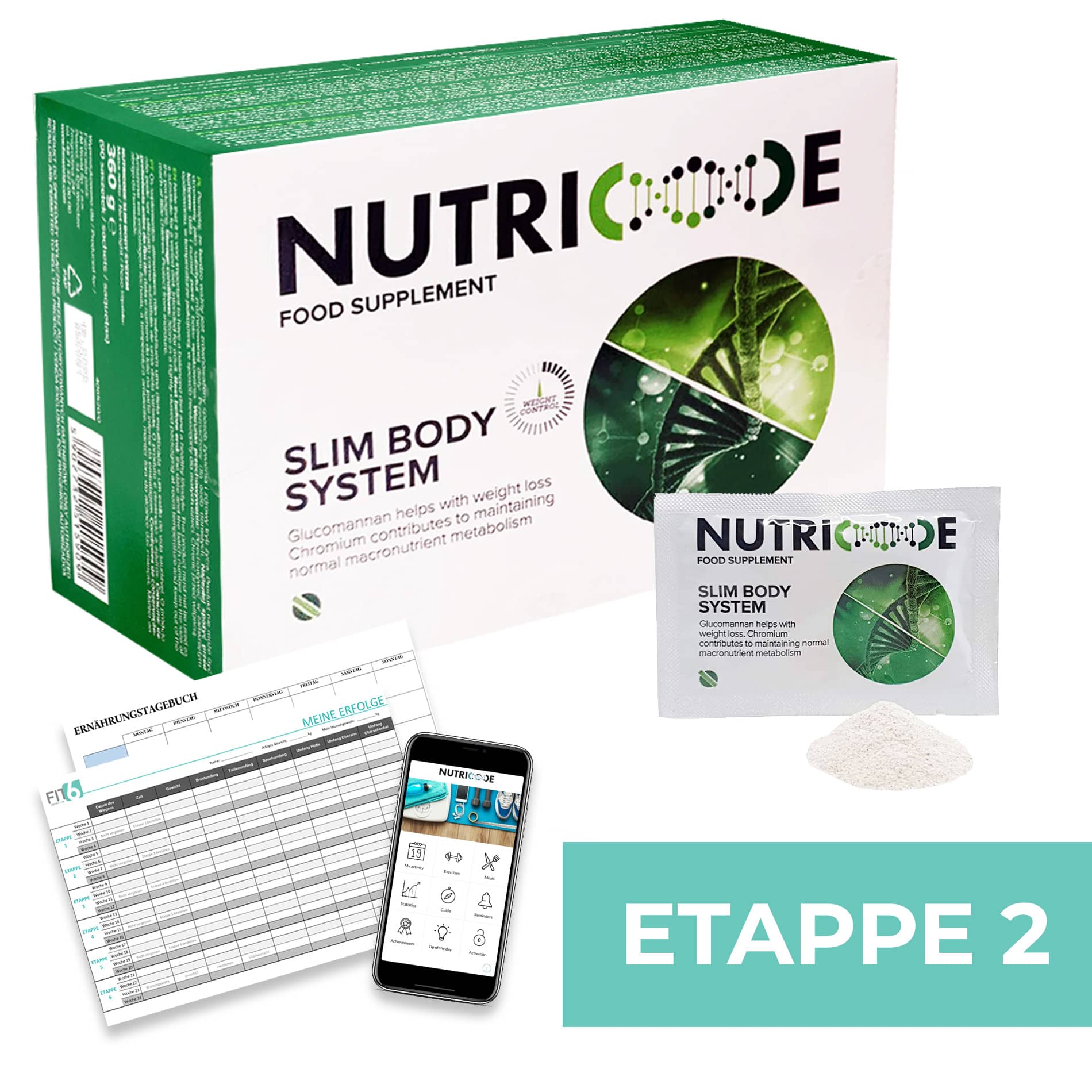 FIT6 Etappe 2 Nutricode Slim Body System